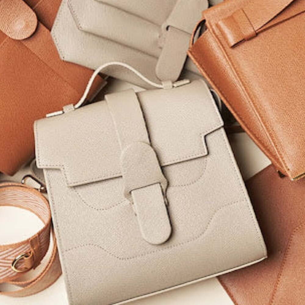 Senreve Cream and Tan Women Bags